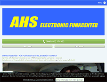 Tablet Screenshot of ahs-funkcenter.at